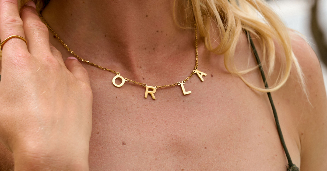 personalised necklace with name
