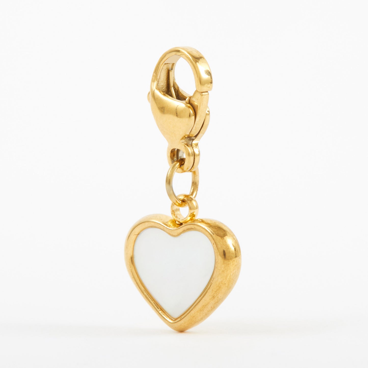 Pearl Heart Charm