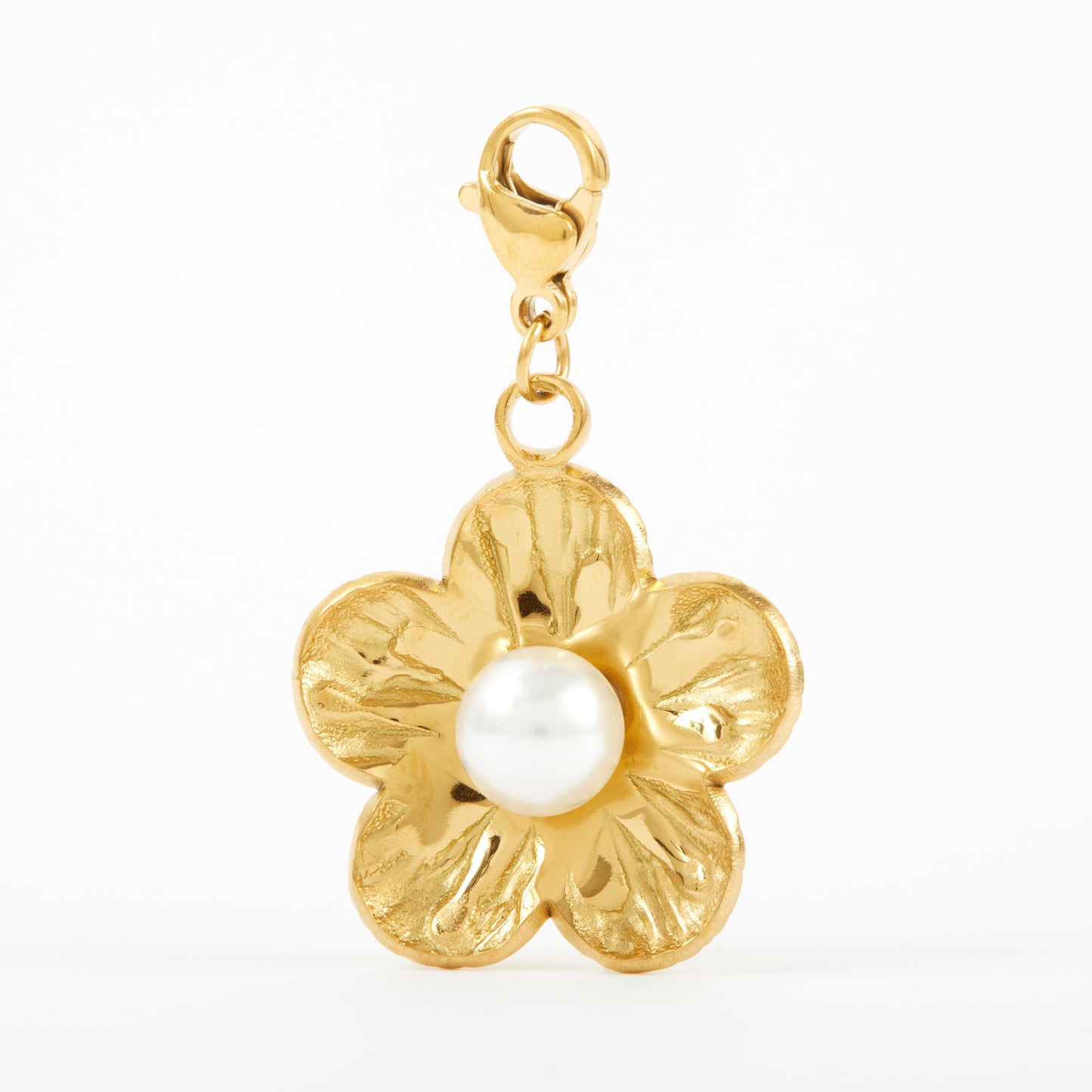 Flower Pearl Charm