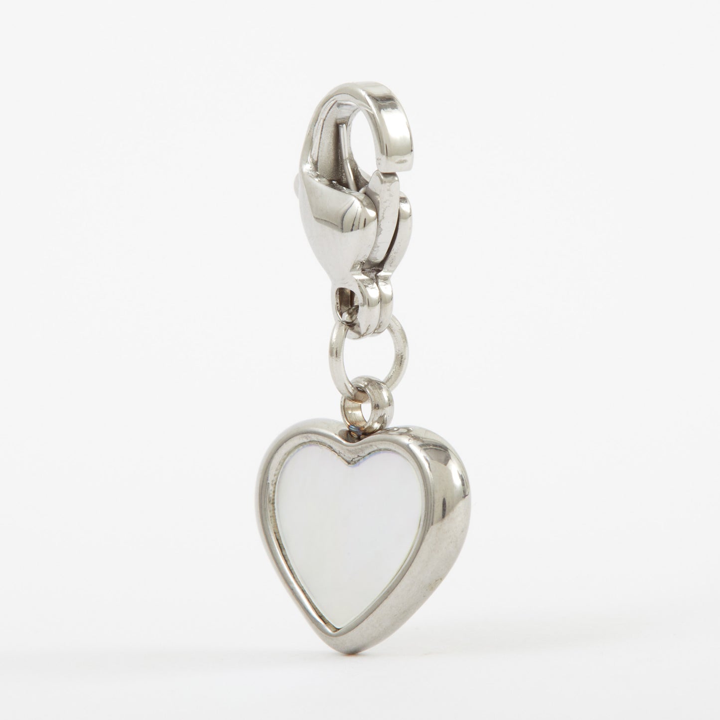 Pearl Heart Charm