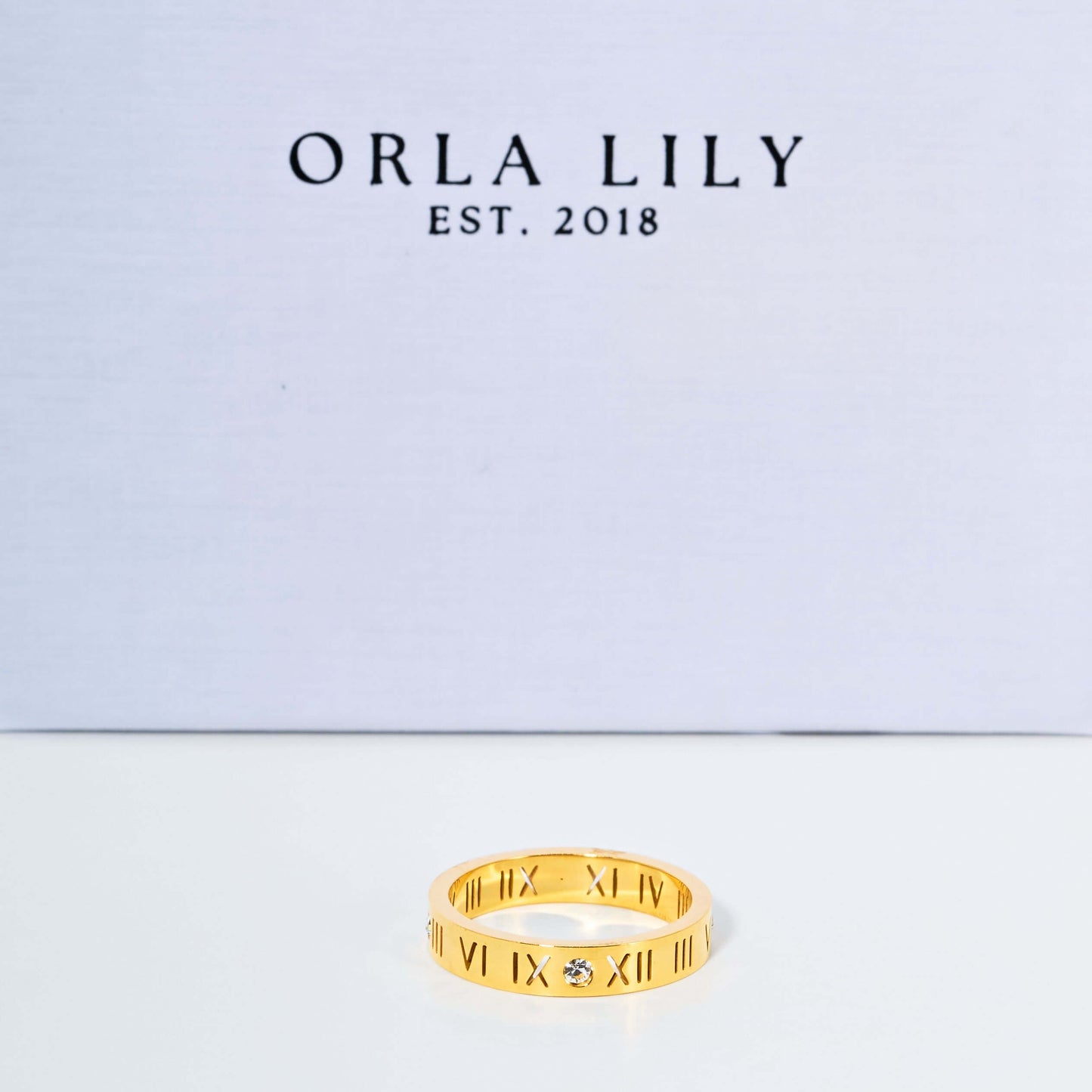 Lily Numeral Ring