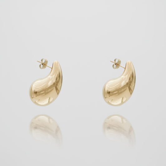 Eva Drop Earrings Gold