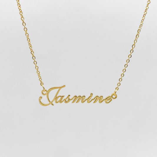 Sierra Personalised Name Necklace Gold