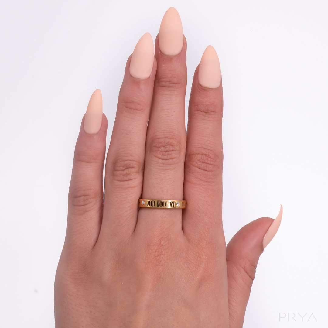 Lily Numeral Ring